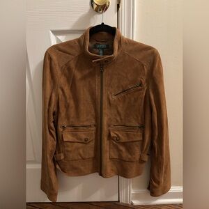 Ralph Lauren Women’s Tan Suede Jacket